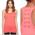 Kate Spade  Jacquard Bow Tank Top in Peach Sherbet Pink NEW Photo 7