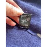 Lusso Womens Cashmere Royal Blue Cardigan S Regency Cozy Core Quiet Luxury FLAW Photo 7