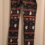 No Boundaries NOBO Halloween Womens Juniors Pumpkin Ankle Leggings Size Medium Photo 0