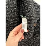 Roots  One Size Dark Grey Turtle Neck Knit Poncho Photo 2