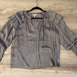 Current Air Silk Blend Blouse XS Photo 0