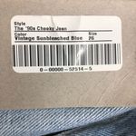 Everlane The 90s Cheeky Jeans Vintage Sundrenched Blue 26 NWT Photo 11