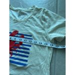 J.Crew  T-Shirt Womens XS‎ Cream Lobster Nautical Coastal Beachy Collector Tee Photo 5