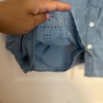 Madewell  Slate Blue Eyelet Dress Medium Photo 4