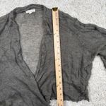 Eileen Fisher  Women's Tie Front Shrug Cardigan Grey Linen Blend 1X Photo 5