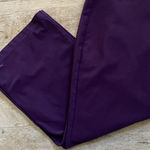 Nike Dri Fit Women’s Sz S (4-6) Aubergine Wide Leg Capri Leggings Photo 0