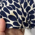 Lilly Pulitzer Angie Navy and off white shift dress with cropped ballon sleeve S Photo 7