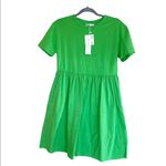 ZARA NWT GREEN PLEATED BABY DOLL STYLE BLOGGERS FAV MINI DRESS SMALL Photo 10