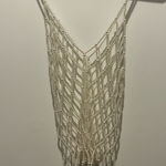 Buckle Pearl Beaded Top Photo 0