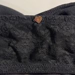 PINK - Victoria's Secret Women's  Lace Bandeau Black Size Medium EUC #5955 Photo 3