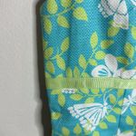 Lilly Pulitzer Vintage  mini Sun dress  Blue/Green Butterfly Floral print size 4 Photo 4