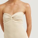 SheIn Twist Front Knit Bodycon Maxi Tube Dress Photo 5