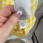 Old Navy Women’s XS Yellow White Square Neck Dress New Photo 3