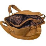 B. Makowsky Tan East West Sadie Pocket Shopper Caramel Leather Shoulder Bag NWT Tan Size XL Photo 7