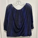 Jaclyn Smith Collection Bubble Hem Blouse, Sz L Photo 1