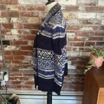 Forever 21 Blue an White Striped Pattern Open Cardigan Size S Photo 2