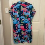 SheIn  Short Sleeve Silky Collared Shirt Dress Photo 7