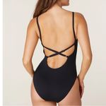 ANDIE ‎ The Jetties One Piece Swimsuit Black size L NWT Photo 1