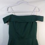 Lulus Season of Fun Forest Green Off-the-Shoulder Skater Dress Size M Photo 5