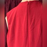 Nine & Co. 9 & Co Dress sheath Ruffle heel red size 6 Sleeveless Casual Career Formal Photo 5