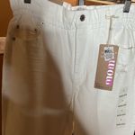 Vanilla Star Jeans Vanilla Star White Super High Rise Tapered Leg Mom Jean Size 5 Photo 3