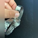 Timex Women’s  Silver Tone Watch with White Dial - untested Photo 3