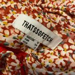 That’s so fetch Red Flower Dress Size 2 Photo 2