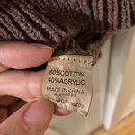 NSF Brown Distressed Knit Sweater Photo 4