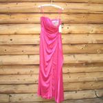 Mac Duggal Pink 2211 STRAPLESS EMBELLISHED SWEETHEART NECKLINE SATIN GOWN Photo 4