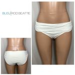 Bleu Rod Beattie New  ivory spring hipster bikini bottoms. Sz 8 Photo 1