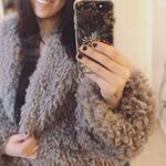 Entourage Fur Coat -brown/purple Photo 0