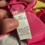 Yisfri Women's Color Block Windbreaker Outfit Short Sleeve Shorts 80s 90s Pink Size 2X Photo 3