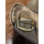 Birkenstock  Madrid Big Buckle Slide , Beige Gold Nubuck ,‎ Sz 39 8.5 Photo 4