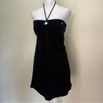 Ralph Lauren  Blue Label Black Halter Midi swimming cover up Dress size M Photo 1