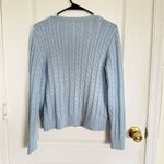 Ralph Lauren Lauren  Vintage Light Blue Cable Knit Sweater Photo 1