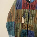 Kathmandu Imports Multicolor Patchwork Hoodie by Kathmandu Size M/L Photo 1