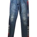 Levi's  Made & Crafted 721 High Rise Skinny Jeans West Coast Tuxedo Stripe 26 Photo 0