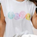 VICI NWOT Smile bright distressed cotton tee Photo 2