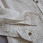 Wet Seal Vintage  Cream Polka Dot Button-Down Shirt with Lace Bow | 100% Cotton ✿ Photo 15