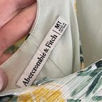 Abercrombie & Fitch Open-back Trapeze Mini Dress Lemon Novelty Print Size M Tall Photo 5