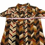 Notations  Chevron Blouse Orange Medium Petite‎ Photo 7