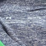 Under Armour š UA Heat Gear pullover 1/2 zip long sleeve blue top medium Photo 5