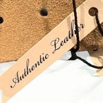 Mango Women's Leather Belt Beige Tortoise Shell Buckle Size S NWT Photo 1