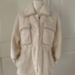 Anthropologie Maeve Cinched Faux Fur Coat Photo 8