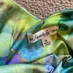 For Love & Lemons  Revolve Aster cowl neck Colorful watercolor Floral dress Photo 1