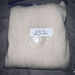 J. Jill Oatmeal Neutral V Neck Wool Silk Blend Cardigan Sweater Size Medium Tan Photo 9