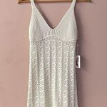 Jessica Simpson Boho Cream Open-Knit SwimSuit Cover Up NWT Size S Photo 0
