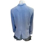 Hugo Boss BOSS Light Blue Oversized Linen Blazer SMALL Unstructured Career Suiting $600 Photo 5