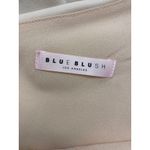 Blue Blush  Pink Champagne Satin One Shoulder‎ Midi Cocktail Dress Size S Photo 1