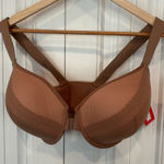 Spanx ‎ Tan Bra-Llelujah Ilusion Lace Full Coverage Bra Size 38 DDD Photo 0